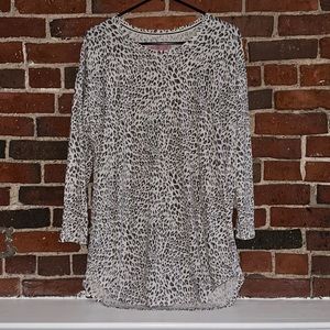 Victoria's Secret Long Leopard Print Nightie, Size XS, 100% Cotton